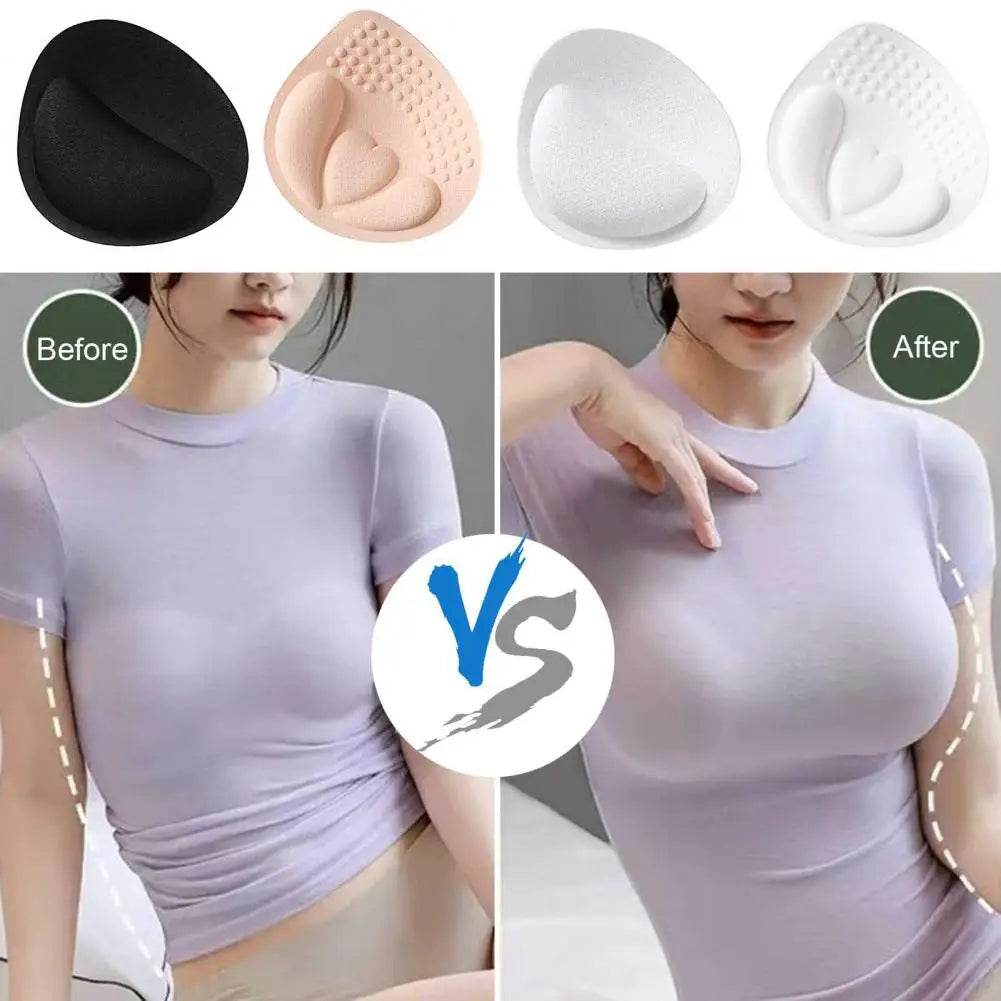 Bra Pad Ultra Thick Bra Insert Triangle Sponge Push Up Bra Pad Women Insert Swimsuit Bikini Breast Enhancers Chest Cup Pads