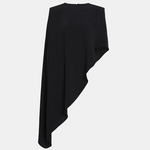 Trendix White Asymmetrical Cover Up For Women Fashion Ruffle Hem Loose Short Sleeve Shirts Casual Elegant Commuting Pullover Top