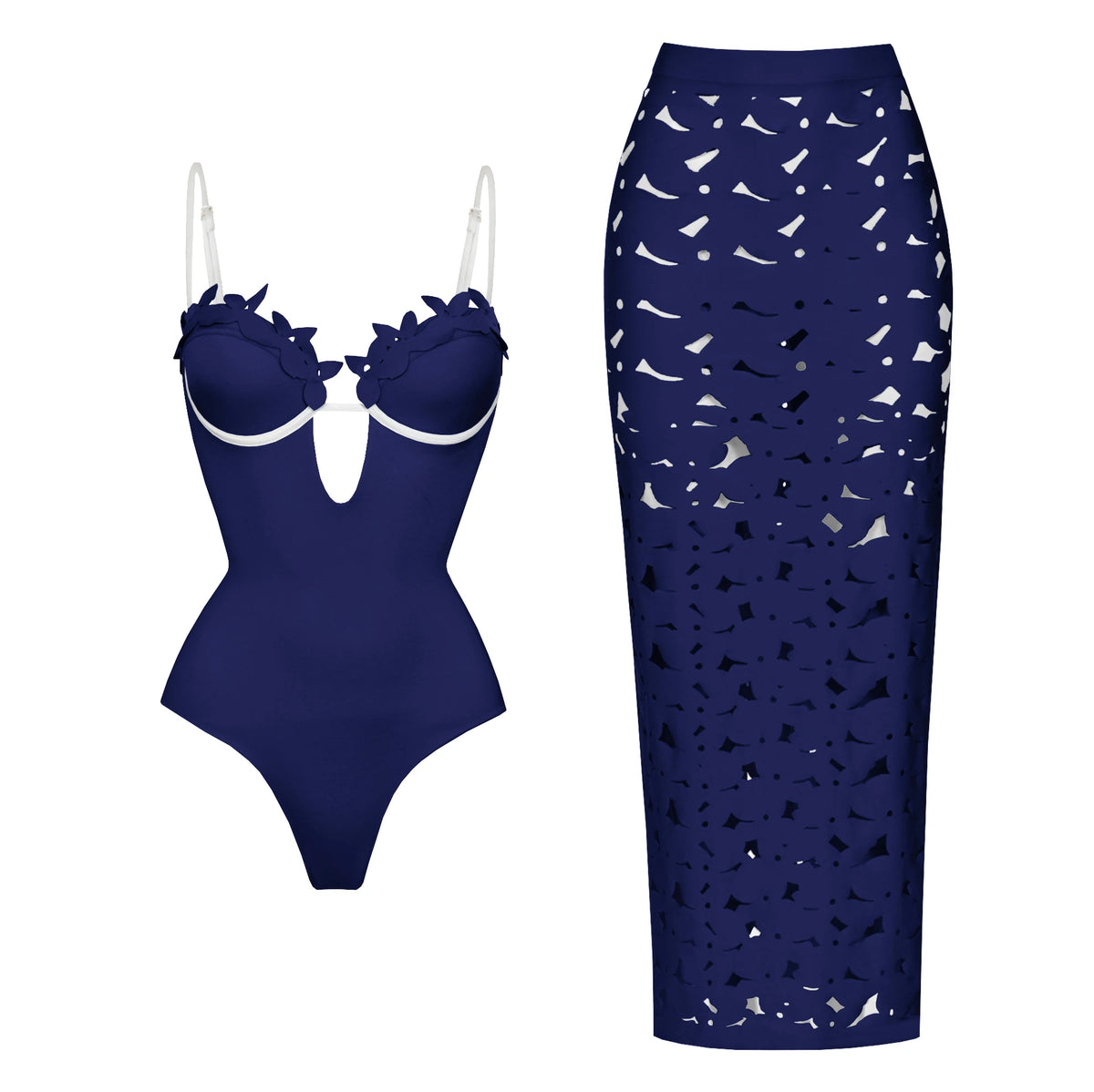 2025 High Quality One Piece Swimsuit Floral Ruffle Printed Push Up Women Bikini Set Swimwear Slimming Bathing Suit Beach Wear