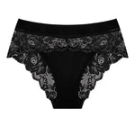 5pcs/pack Fashion Style Lady Briefs Elegant Women's Panties Low Waist Floral Sexy Lingerie Comfortable Soft Female Underpants