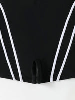 VigoJany 2026 Solid Sleeveless Plus Size Swimwear Women Zipper Push Up Large One Piece Swimsuit Summer Beach Chubby Bathing Suit