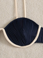 ZTVitality Sexy Patchwork Underwire Bikini 2025 New Arrival Biquini Padded Bra Push Up Bandage Swimsuit Women Swimwear Beachwear