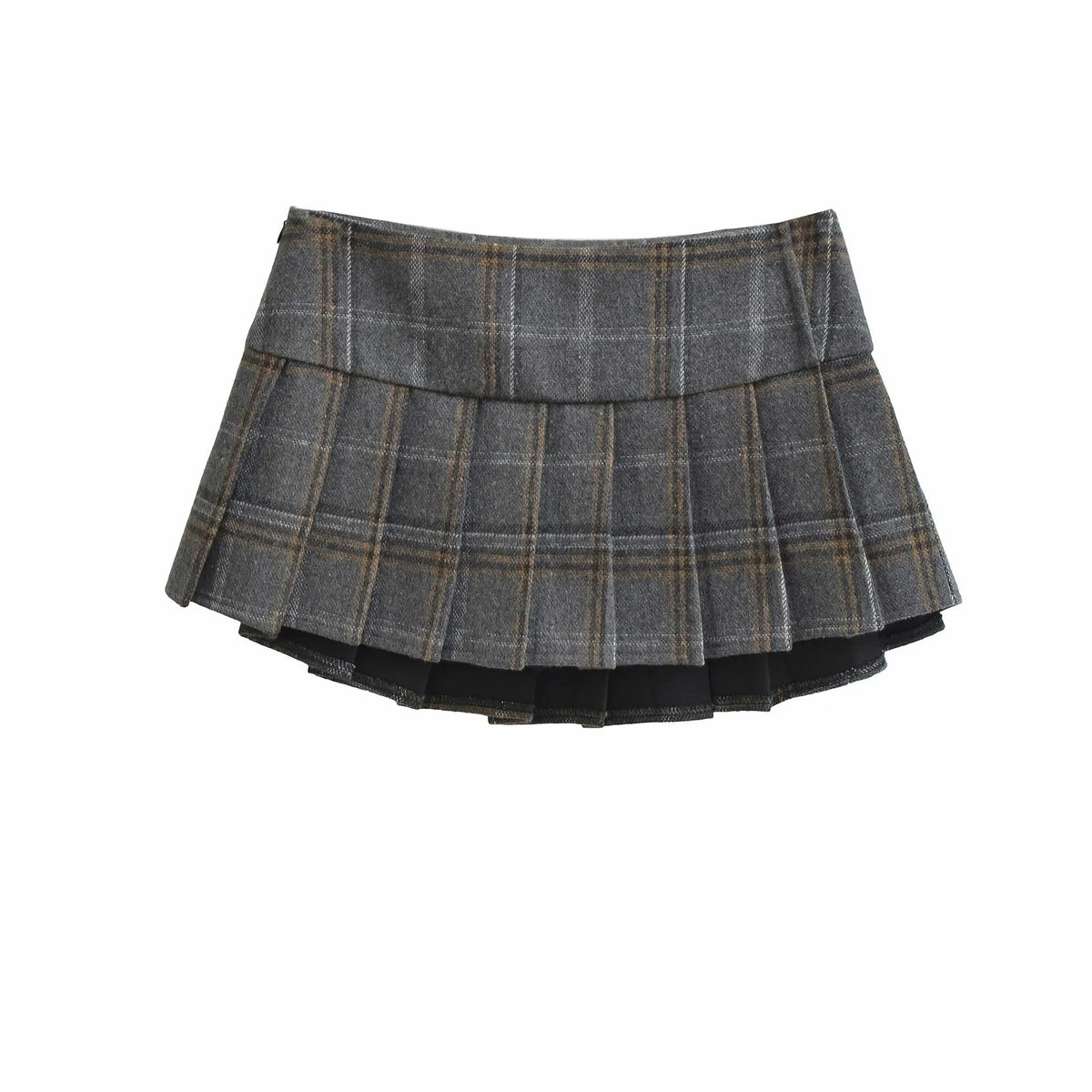New American Style Pure Desire Hot Girl Plaid JK Waist Pleated Skirt Plaid Half Skirt For Woman Pure Desire Casual Elegant Z3SX