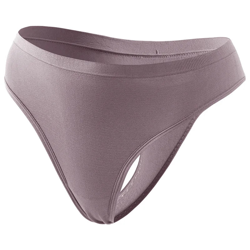 Seamless Panties Women Thongs Low Rise G-stringe Female Breathable Sports Underpants Sexy Lingerie S-5XL Comfort Intimates
