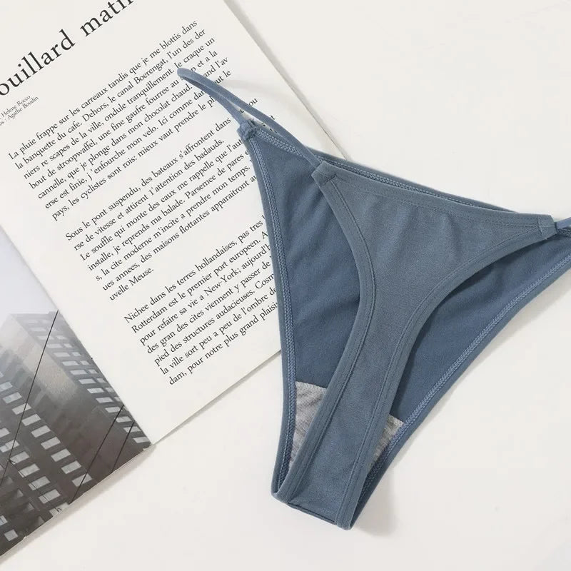 4Pcs/Set Women G-String Thongs Seamless Panties Sexy Lingerie Low Rise Female G-String High Cut Pantys Underwear