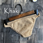 S - XL 9 Colors Crochet Knitted Bikini Bottom Swim Brief Women Swimwear Female Bather Brazilian Tanga Panties Underwear V4195