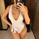 Long Strap Wrap Around Swim Suit For Women Swimwear One Piece Swimsuit Female Bather Snake Print Bathing Suit Beach V852