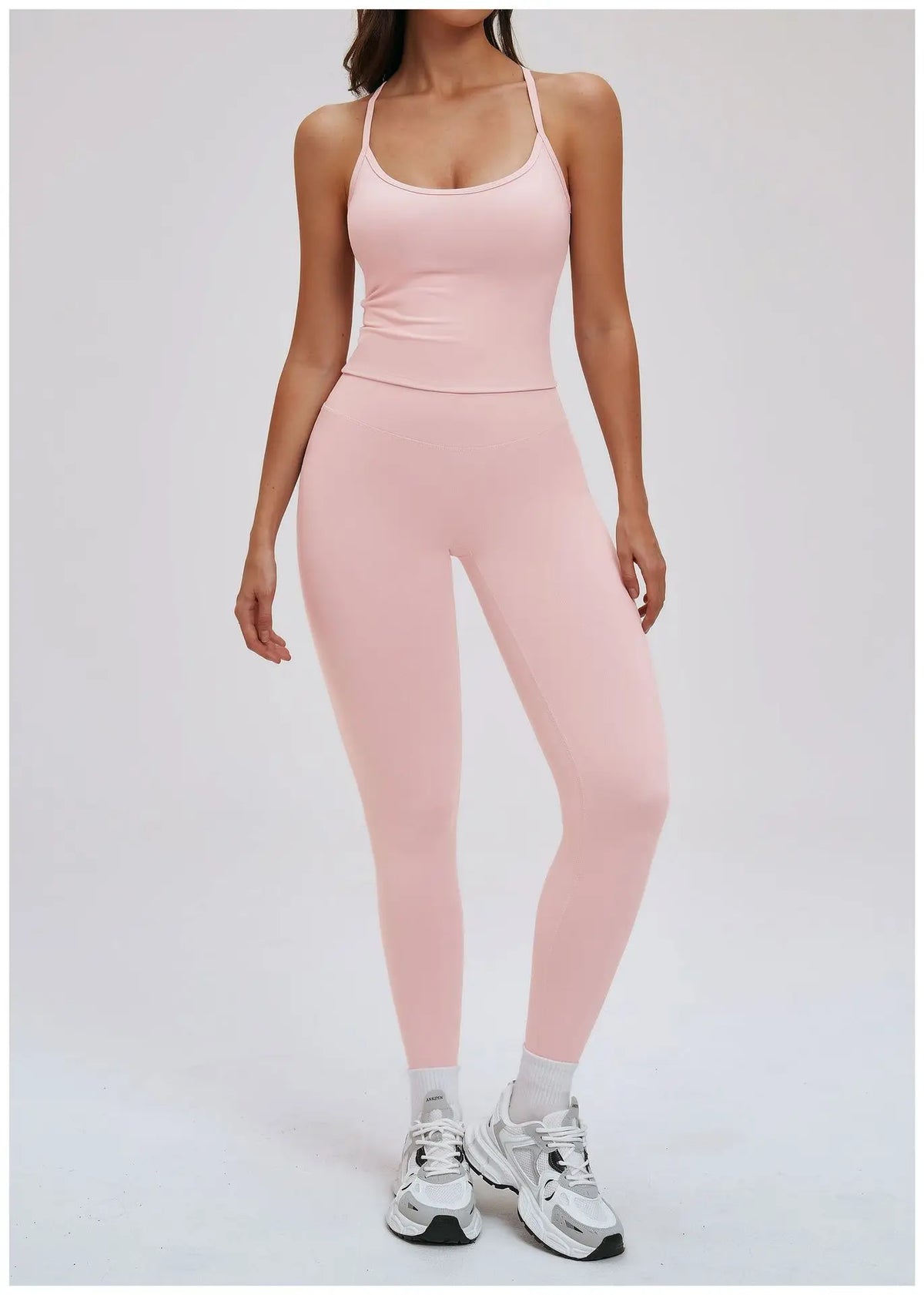 Yoga Short Sets Women Shockproof Slim Back Cross Sports Vest High Waist Leggings Fitness Suit Outdoor Gym Running Set Tracksuit