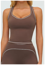 Woman Yoga Tank Top Gym Clothes Removable Chest Pad Fitness Bra Workout Halter Top Activewear Sexy Pilates Sports Vest Underwear