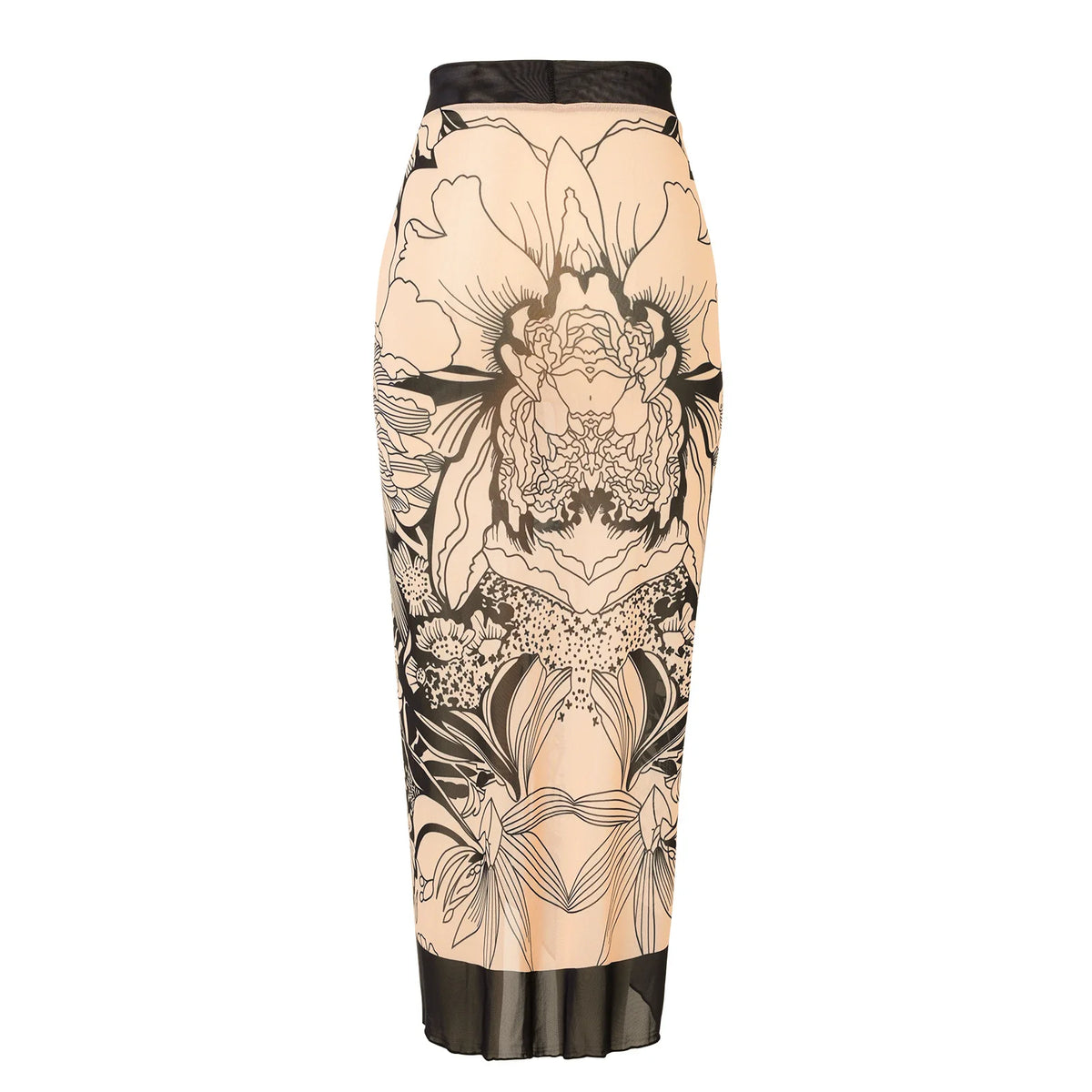 Long Sleeve Sunscreen One Piece Swimsuit Skirt Set for Women Vintage Floral Print Slim Fit Swimwear Holiday Bathing Suits 2025