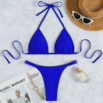 Extreme Mini Micro G String Diamond Bikini Women Swimsuit Female Swimwear Two Pieces Bikini Set Halter Bathing Suit Swim Lady