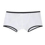 Mesh Perspective Shorts Panties Men Boxer Underwear Transparent Low-rise Moisture-wicking Boxer Shorts