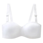 Women's Non-Padded Strapless Bra Invisible Bra Minimizer Support Unlined Strapless Bra Big Size Anti-slip B-CD E F G 32-40 42 48