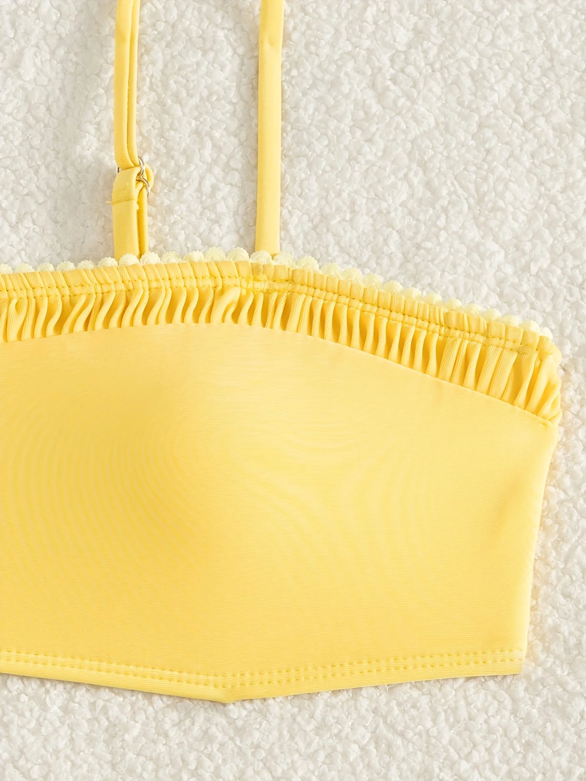 ZTVitality Sexy Yellow Push Up Bikini Set 2025 New Arrival Padded Bra Mid Waist Swimsuit Women Swimwear Summer Beachwear Biquini