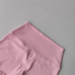 Women's High-Waist Quick-Drying Yoga Sports Shorts Nude Summer Fitness Running Training Three Quarter Length