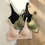 3pcs/Lot Seamless Bras for Women Push Up Brasiere Deep V Bralette Comfort Nonwire Underwear Female Invisible Bra Sexy Lingerie