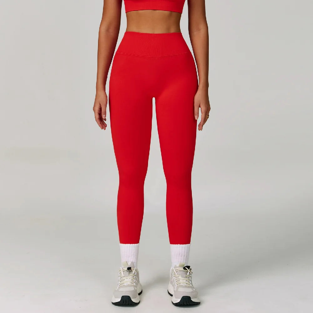 Women Seamless Yoga Pants High Waist Butt Lifting Sports Leggings Gym Workout Pants Female Soft Stretchy Sports Yoga Trousers