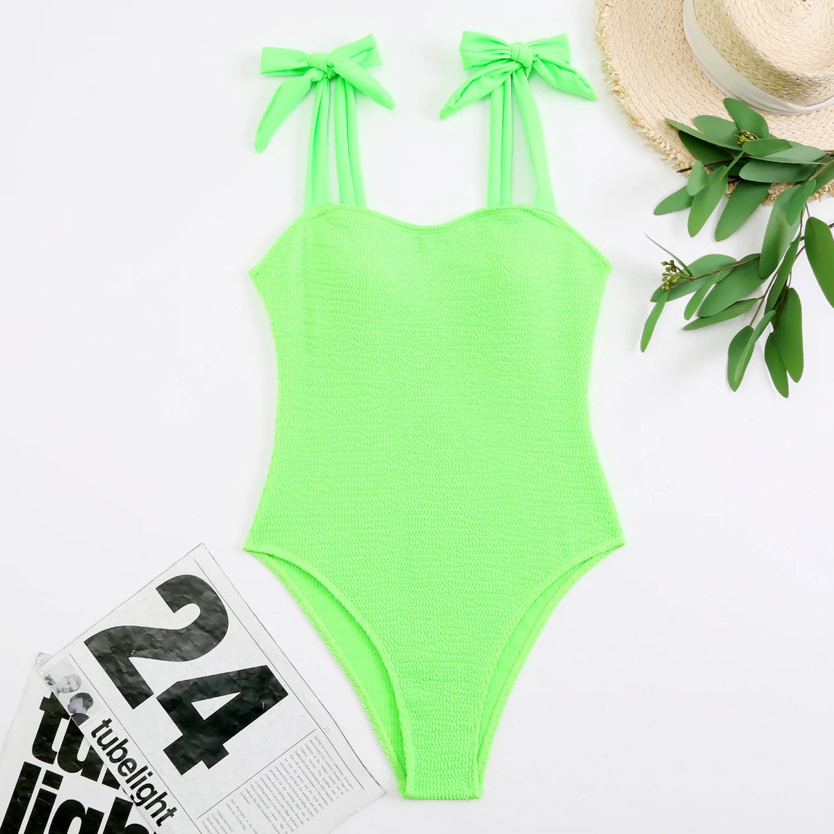 2026 Strappy Swimsuit One Piece Solid Vintage Swimwear Women Bathing Swimming Swim Suit Female Padded Summer Beachwear