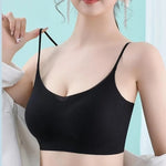 Ultra-thin Tube Tops Push Up Bras For Women Ice Silk Underwear Small Cup Sexy Lingerie Anti Droop Seamless Bras Summer Top