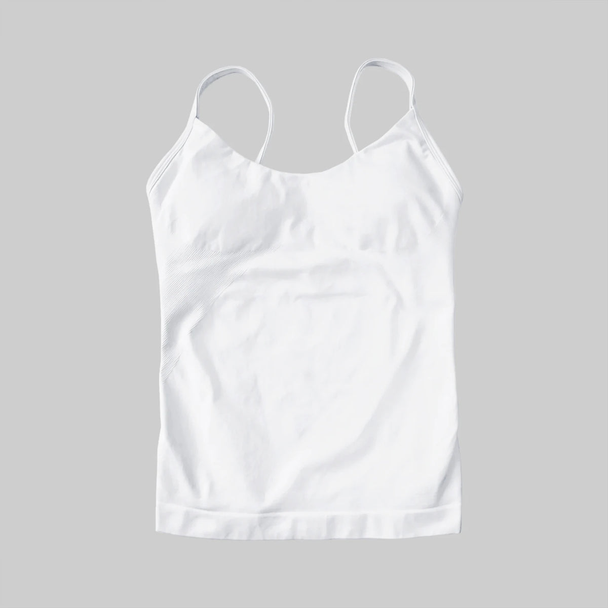 NCLAGEN Women's Pilates Tank Top Gym Clothes Yoga vest with built in bra Thin Strap Seamless Fitness Sportswear Workout Tops