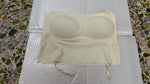 Women's Seamless Bras Top - MOYISU Invisible Chest Pad Camisole Anti-Peep Undershirt with Versatile Strap & Flattering Back Cut