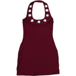 Summer Women's Fashion Dress Backless Hot Girl Sexy Slim Hip Cover Dress