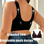 Front button Plus Size Bra Black Lace Brassiere sexy Lingerie Women Large Size Underwear Easy to put on and take off B2422