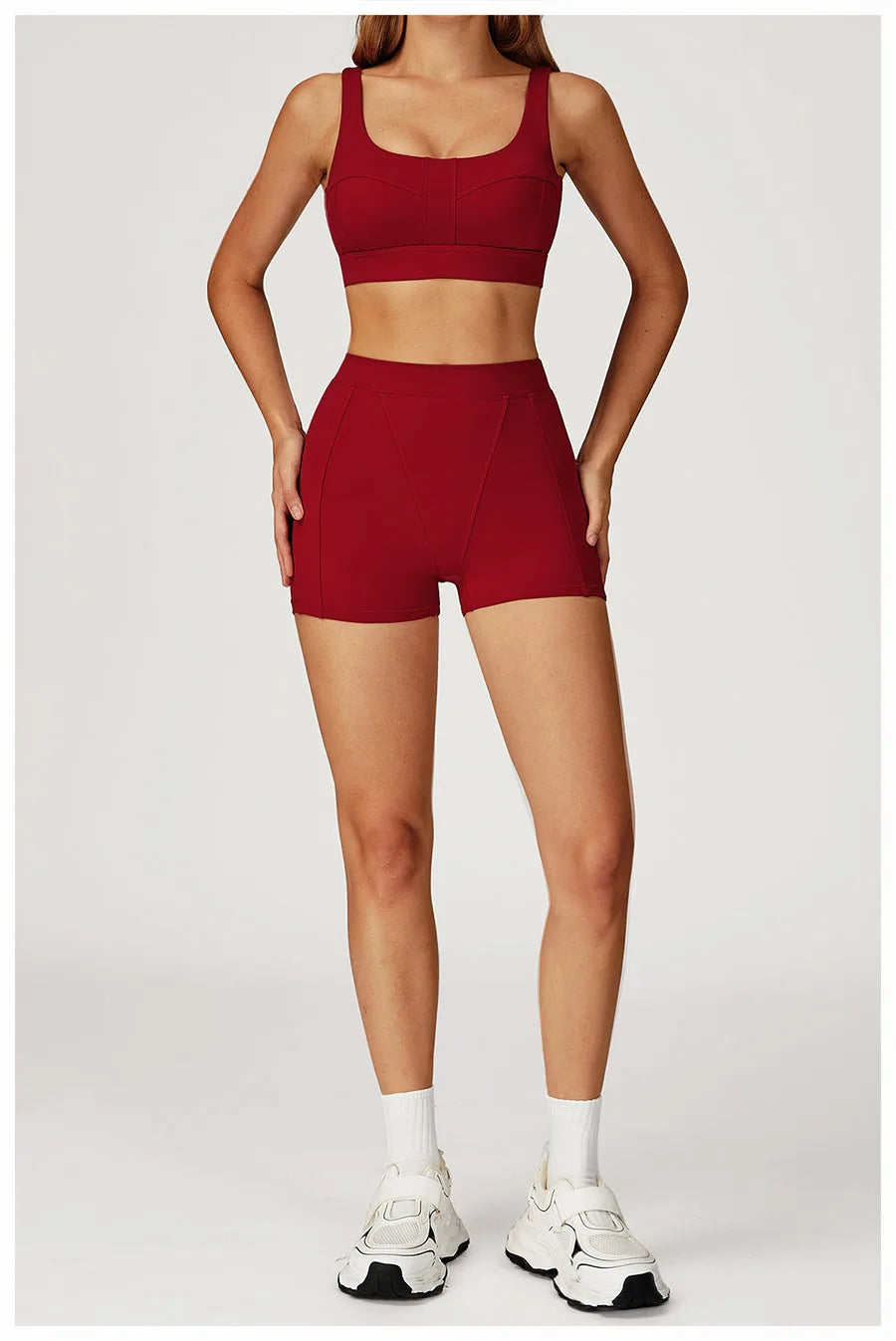 New Yoga Set 2Pcs Women No Logo Tank Tops High Waist Seamless Shorts Workout Outfit Fitness Gym Clothes Workout High quality