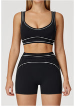 High Fitness Sports Bra Lines Yoga Top Women Fitness Bra Gym Active Wear Backless Workout Push-up Fitness Bras Running Underwear