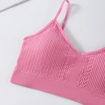 Seamless Bras For Women Wire Free Padded Brassiere Sports Underwear Comfort Crop Top Solid Color Sexy Lingerie M-XL Intimates