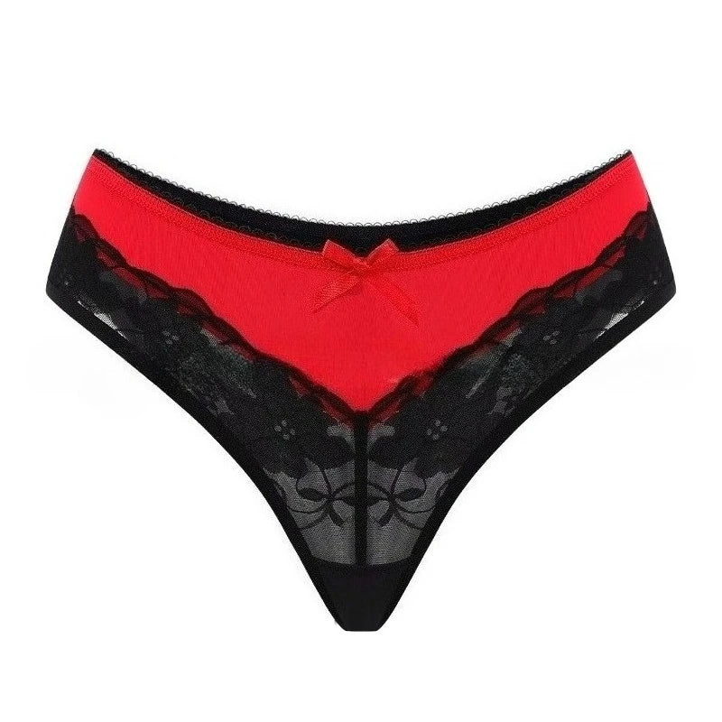1pcs Low Waist Elegant Sexy Lace Bow Women Panties Floral Sexy Lingerie Lady Briefs Breathable Comfortable Female Underwear