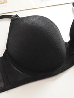 Steel ring anti-sagging bra Women Black Bra Casual Everyday Bras Smooth Comfortable Lounge Bralette Sexy Lingerie B6068