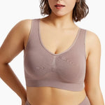 Seamless Sports Bras For Women Push-Up Bra Female Breathable Brassiere No Pads Bralette Solid Color Crop Top Sexy Lingerie S-5XL