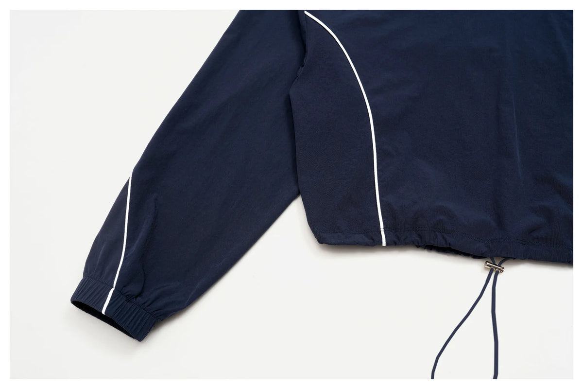 Summer Sun Protection Yoga Suit Women Contrasting Colors Long Sleeve Hoodies Top High Waist Shorts Running Fitness Athletic Wear