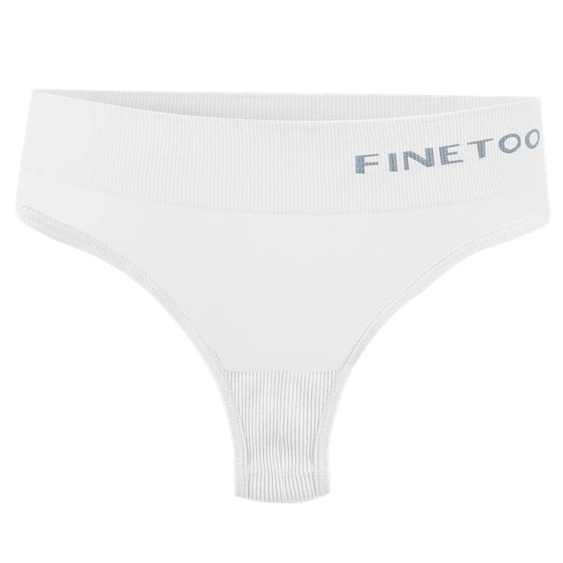 M-2XL Seamless Thongs Women High Waist G-string Ladies Comfortable Bikini Panties Soft Thong Underpants Girls Underwear Lingerie
