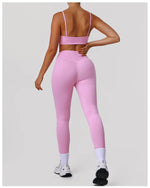 2 Pieces Sportswear Women Yoga Shorts Set Short Sleeve Sports T Shirts High Waist Hip Lifting Running Leggings Fitness Outfits