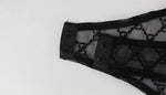 Ahagaga Sexy Club Women's Bodysuits Solid See Through Skinny Camisole Blackless Slim Fit V-Neck Mesh Sleeveless Streetwear Tops