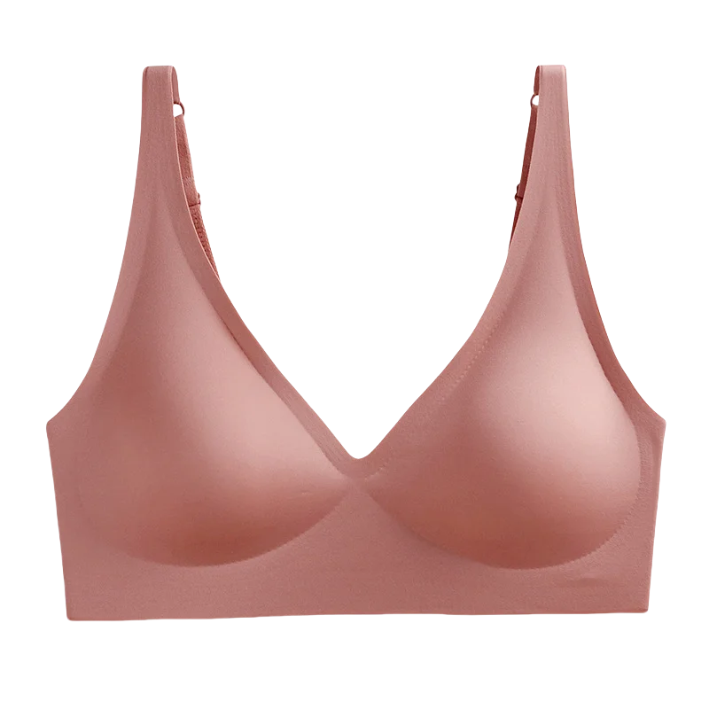Women Wireless Leopard Seamless Bra Adjustable Non-Detachable Strap Removable Pad Intimates Skin-Friendly Underwear S-5XL