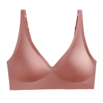 Women Wireless Leopard Seamless Bra Adjustable Non-Detachable Strap Removable Pad Intimates Skin-Friendly Underwear S-5XL