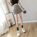 Mini Skirts Womens 2024 Summer Japanese School Pleated Skirts High Waist Kawaii Cute Pink Plaid Skirt Uniform Harajuku Jupe