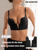 Women Deep Plunge Push Up Bra Solid Smooth Cup Side Support Sexy Bra Underwire Shaping Invisible Lingerie