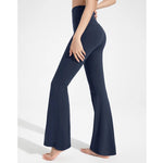 High-Waisted Flared Yoga Fitness Pants Women's Nude Sports Hip Lifting Fitness Trousers