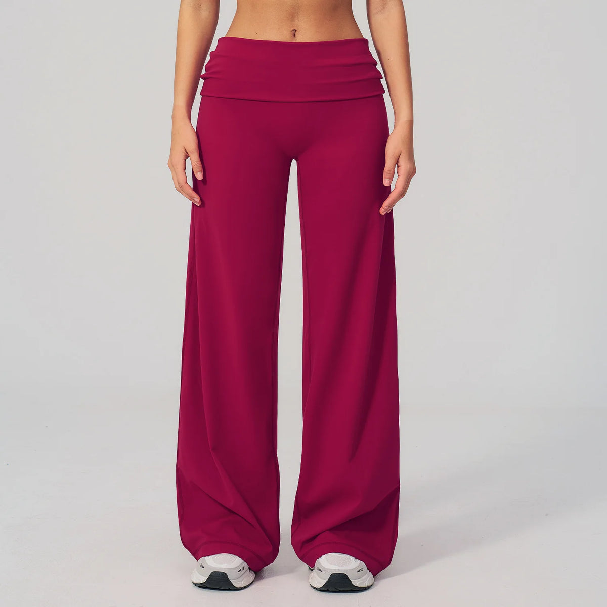Yoga Pants Women High Waist Fitness Sports Flared Trousers Gym Workout Jogging Wide Leg Pants Female Dance Sports Flared Pants