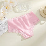 Women's Seamless Cotton Briefs Women Panties Solid Color Breathable Underwear Female Low Waist Soft Lingerie S-XXL