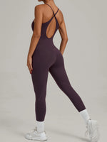 Padded One-Piece Yoga Clothes Sportswear Women's Gym Push Up Workout Clothes Fitness Sports Fitness Wear Yoga Jumpsuit