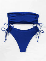 Sexy Bandeau Bikinis 2025 Women Brazilian Swimwear Female Swimsuit Two Pieces Bikini Set Bather Bathing Suits Girls Beach Wear