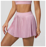 Golf Tennis Skirts with Pocket Women Gym Running Pleated Skorts Outdoor Sports Fitness Slim Shorts High Waist Yoga Golf Skirt