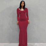 2024 Summer Dresses For Women Sexy Spaghetti Strap Black Long Dress Y2k Sleeveless Solid Skinny Bodycon Trumpet Maxi Vestidos