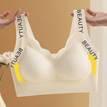 2Pcs/Set Bras Non-wire Push Up V-neck Bra Women Seamless Underwear Padded No Rims Support Brasiere Sexy Lingerie M-3XL