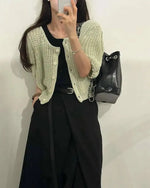 Loose Knee-Length A-Line Skirt Versatile Minimalist Design Commute High Waist Midi Pure Color Polyester Fiber Skirt WDM4